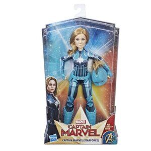 Captain Marvel Starforce Super Hero 11.5 inch Action Figure Helmet Accessory New